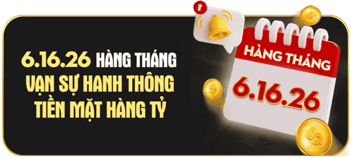 Thưởng chào mừng nạp tiền